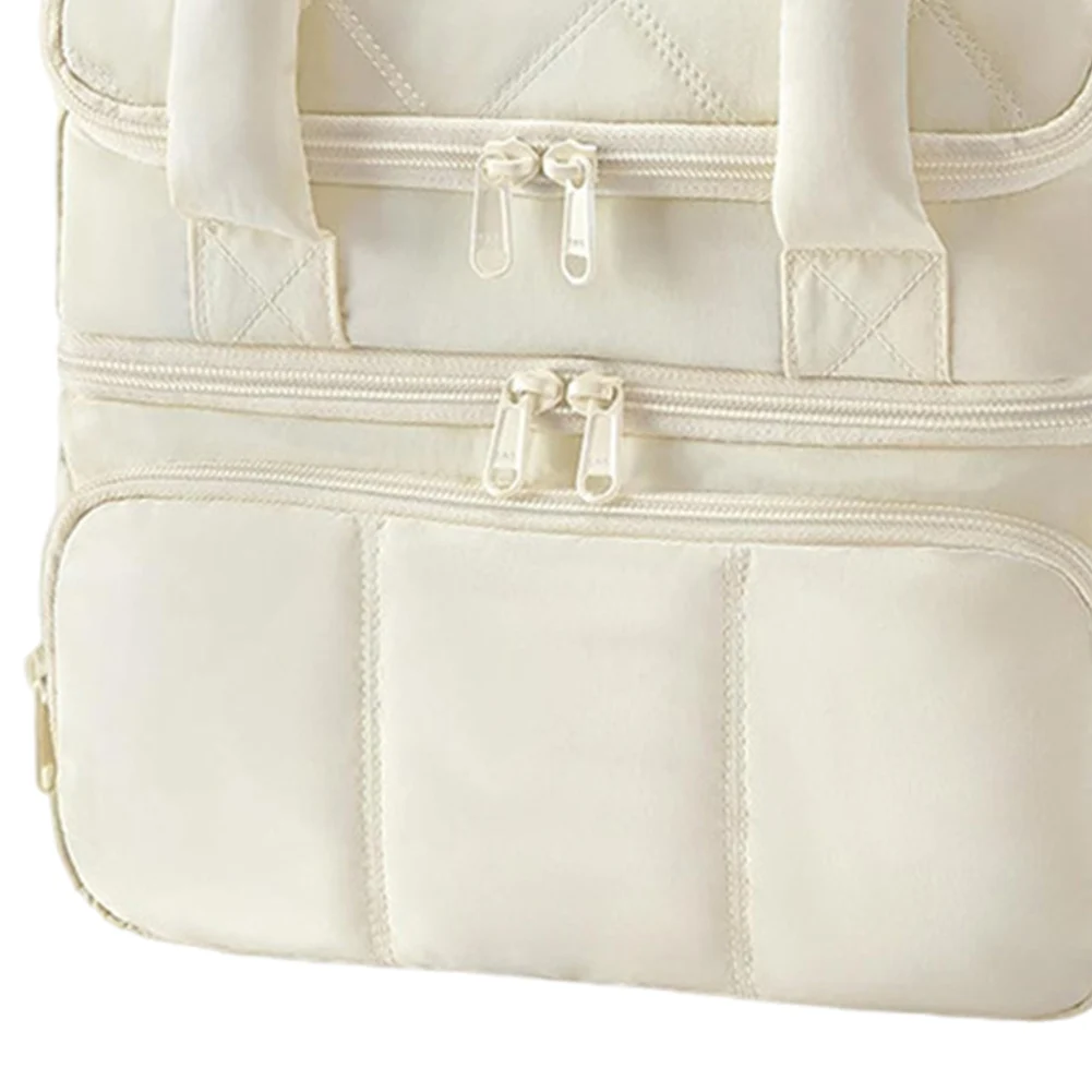 Insulated Leakproof Crossbody Lunch Box for Women Reusable Food Thermal Handbag Waterproof Bento Top Handle Bag for Work Picnic