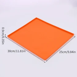 Non - Stick Silicone Baking Mat for Swiss Rolls and Pastries (Orange)