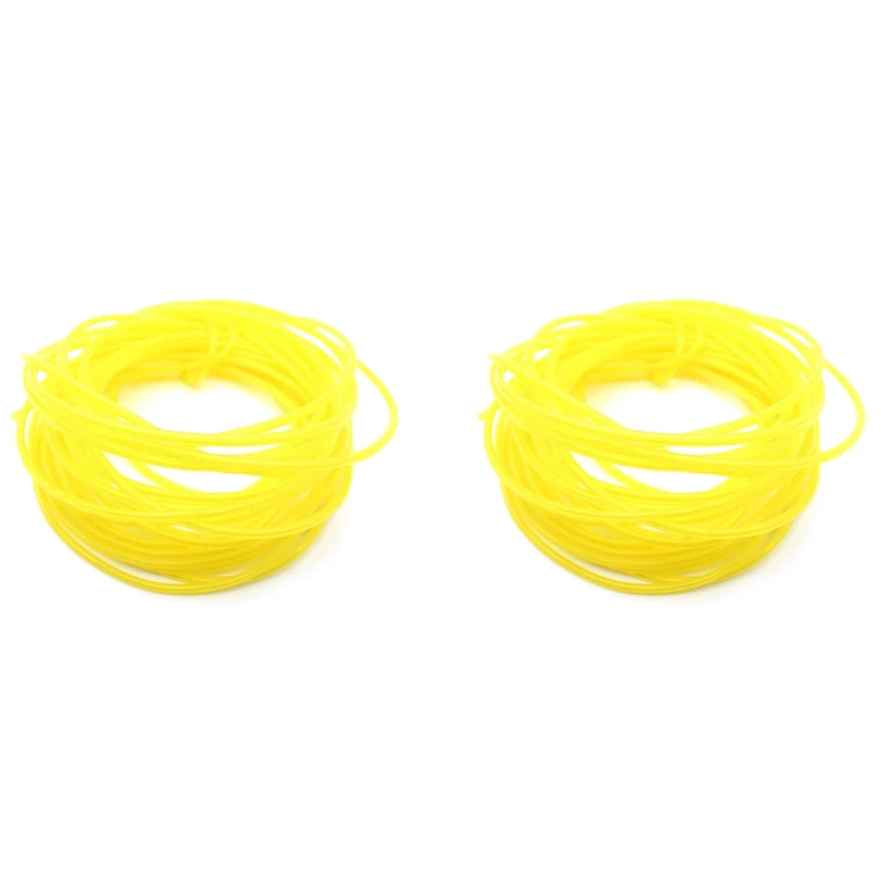 

2Pcs 10M 3Mmx5mm 1/8 X 3/16Inch Tygon Fuel Line Hose For Husqvarna Stihl Homelite Lawn Mower Saw Strimmer Trimmer Blower