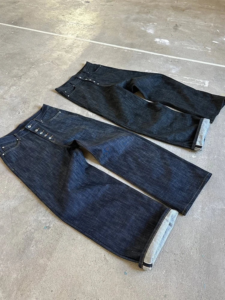 Fait 25SS Amerikanische Retro Rotkanten Jeans 5