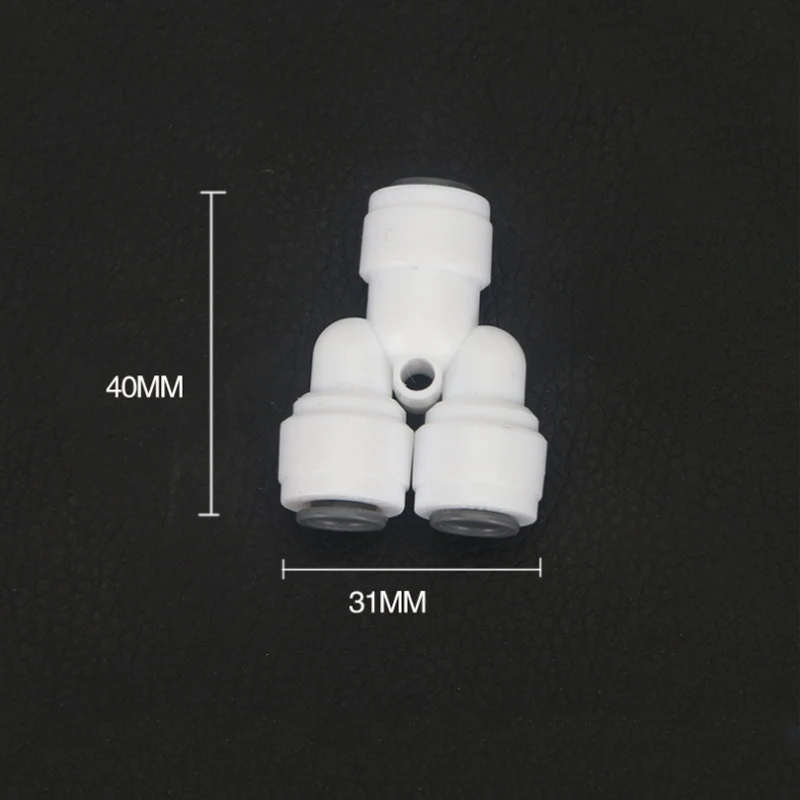 1/4" 3/8" OD Hose Tube 1/4" 1/2" 3/4" 1/8" Plastic Pipe Quick Connectors RO Water Connector Fittings Reverse Osmosis System pipe fitting water pipe fitting hose pipe fitting