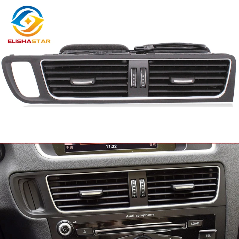 

For Audi Q5 2009-2017 Front Air Conditioning Outlet Center Armrest Air Vent Assembly 8R1820901 8R1820902 8R1820951C