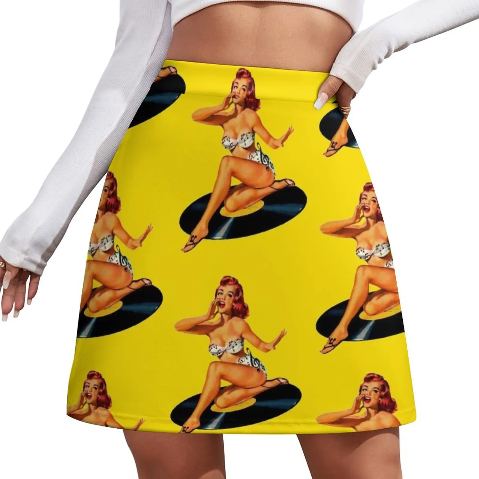 

Rockabilly Goddess Mini Skirt mini skirt korean style women clothing