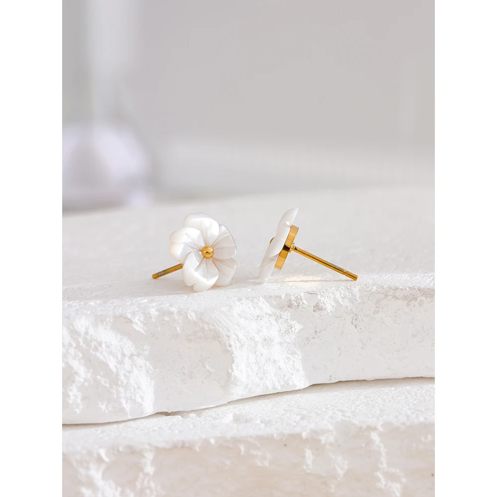 Yhpup Earrings Stainless Steel Women