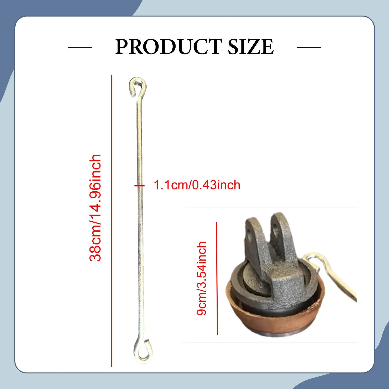 Type 75 Hand Pump Replacement Piston Kit Maintenance Kit Galvanized Rod