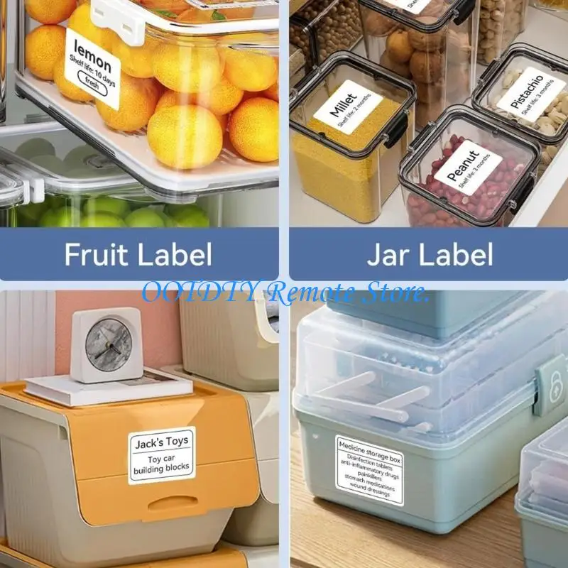 2롤 갭 디자인 열 라벨 40x30mm 파일 표지판 및 여행 품목을 쉽게 벗길 수 있음