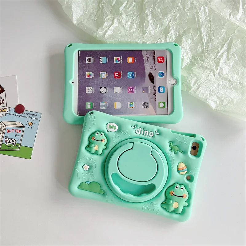 Capa de Silicone para Crianças Capa para Ipad 9.7 5th 6th 10.2 7th 8th 9th 10 10th Gen Air 10.9 Pro 11 - Imagem 2