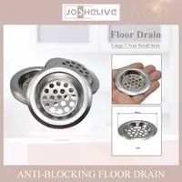 Steel Plug Filter Bath/Bathroom Sink Shower Drain Filter Cover Hair Catcher Sewage Filtration Floor Drain Kitchen Sink Strainer 1