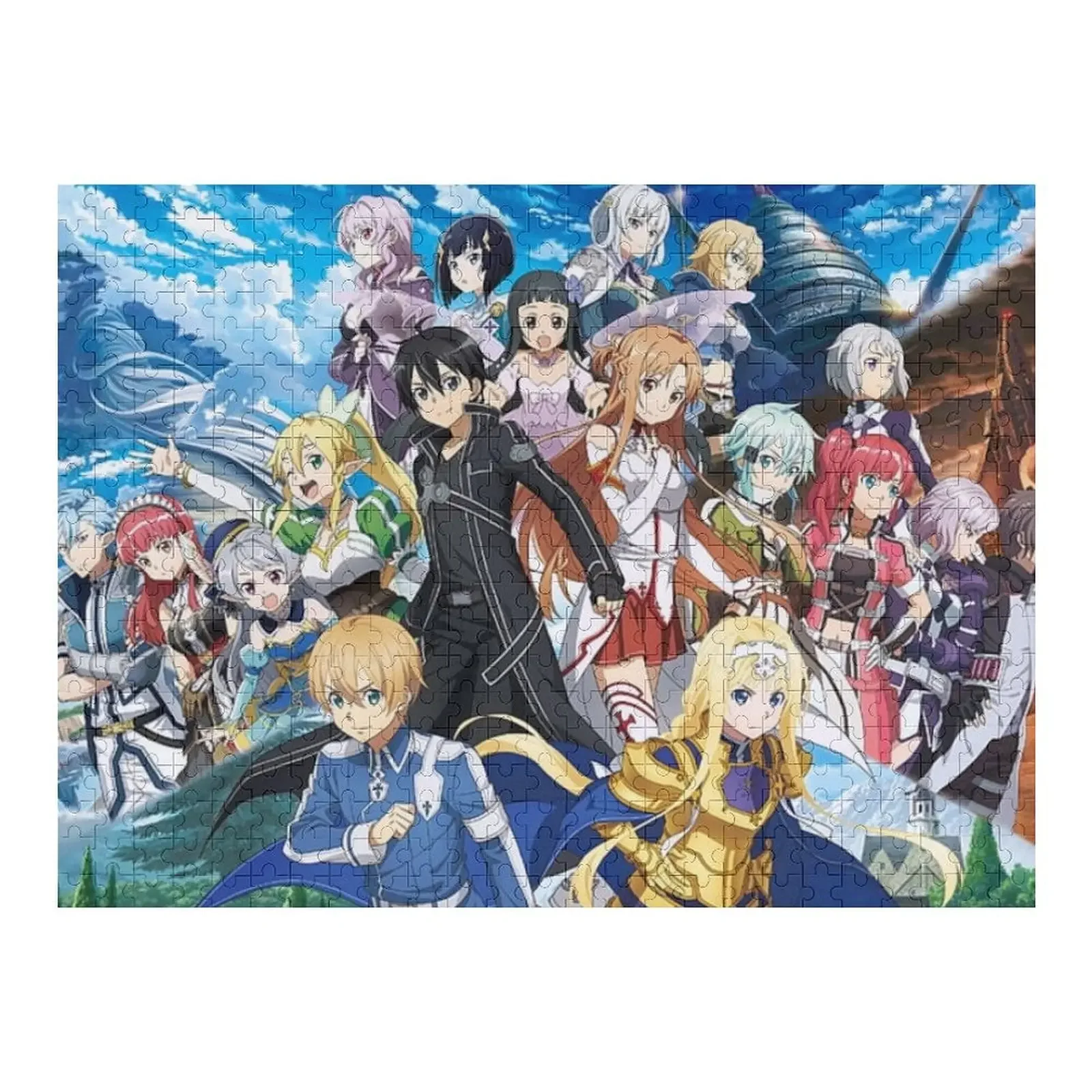 Sword Art Jigsaw Puzzle Adult Wooden Puzze Custom Child Gift Game Children Puzzle