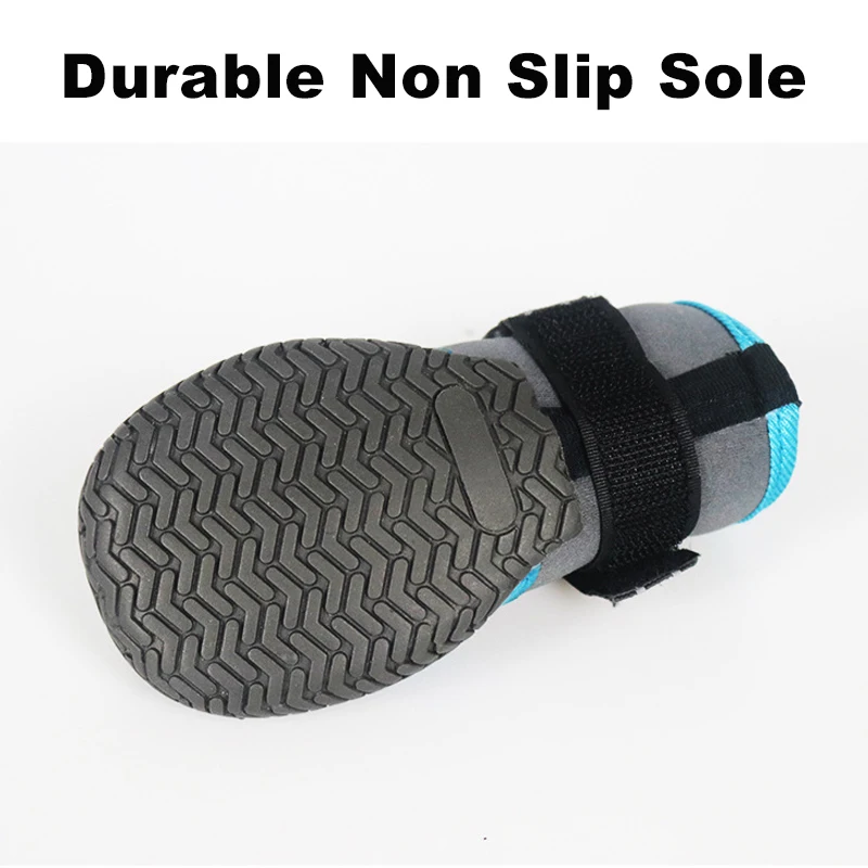 Pet Dog Shoes for Sports Mountain Wearable for Pets Anti-Slip Outdoor Adjustable Reflective Staps Pet Paw Protector Waterproof