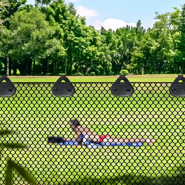 20Db Napsütéses Nettó Clip Otthoni Kerítés Telepítő Horog Üvegházhatású Film Napsütés Háló Bilincs Kültéri Sátra Lóg - Image 6