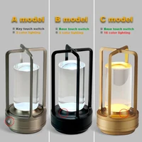 led lights room decor desk lamp USB charging bedside table lamp Bedroom Outdoor camping Luxury atmosphere night light rgb lamp 2
