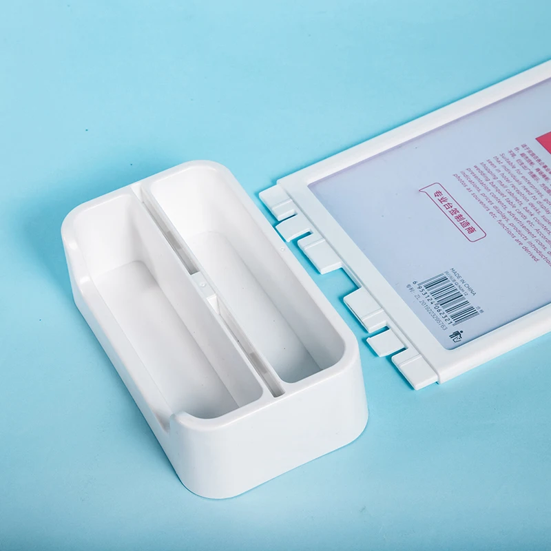 A5 148x210mm Table Plastic Sign Holder Stand Photo Picture Poster Frame Desktop Restaurant Bar Menu Paper Holder