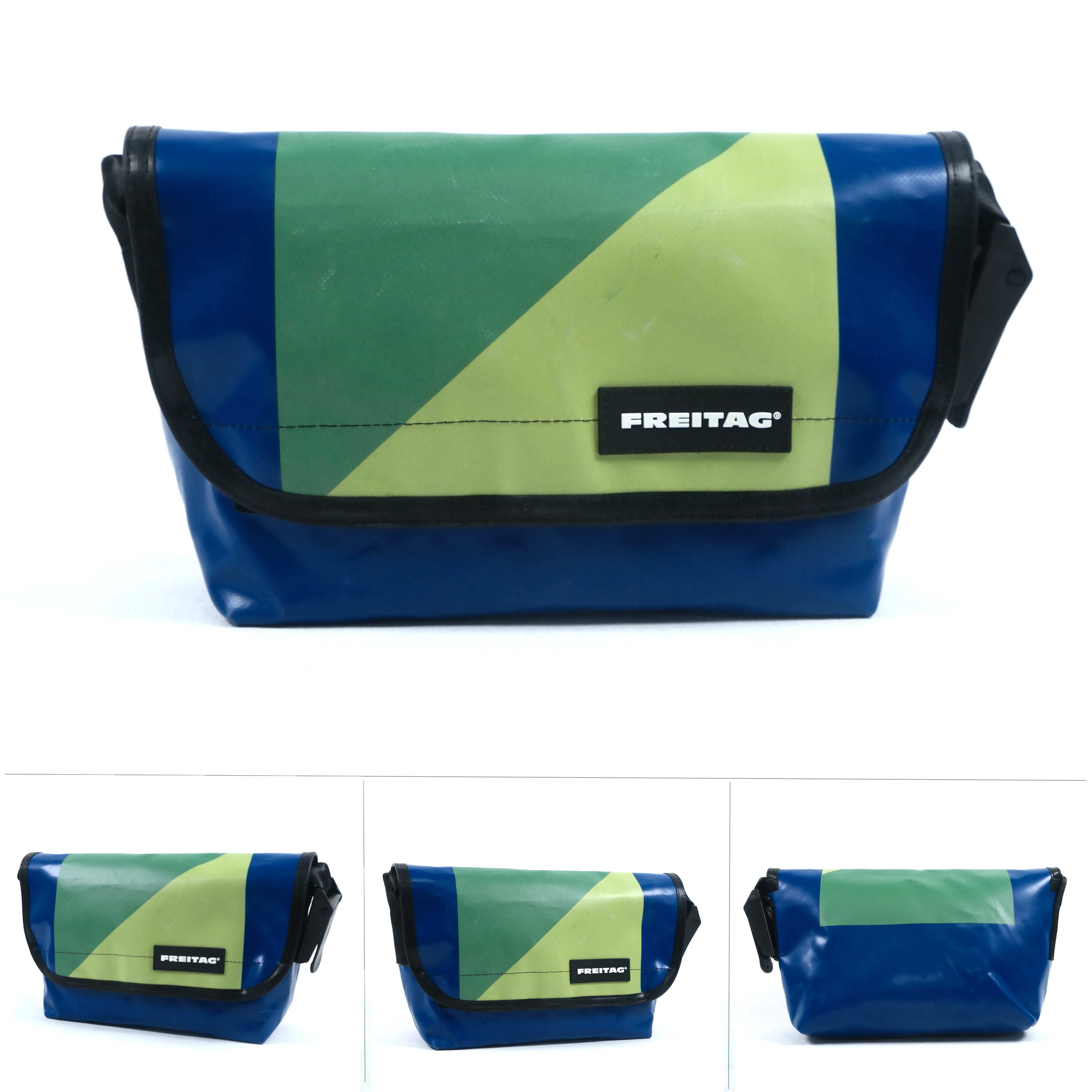 Freitag Bag Women‘s School Crossbody Bag Women‘s Postman Bag Designer Handbag Solid Color Large Capacity Casual Canvas Backpack