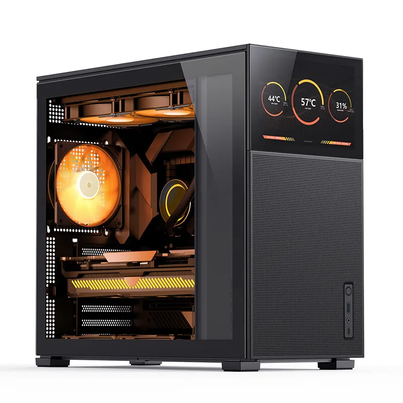 JONSBO Pinecone D41 MESH secondary screen version white ATX case 