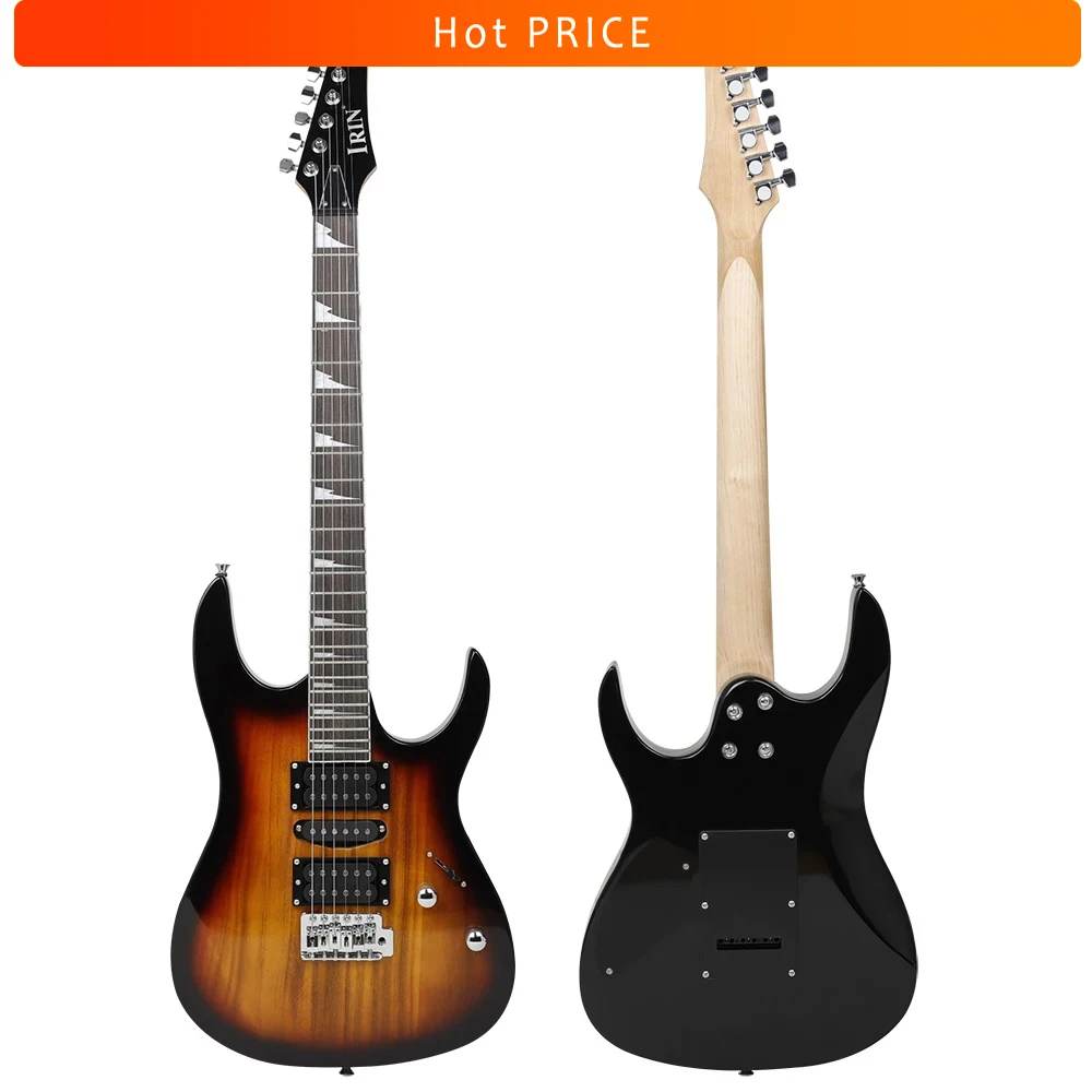 IRIN 39 Inch Electric Guitar 6 Strings Basswood Body Maple