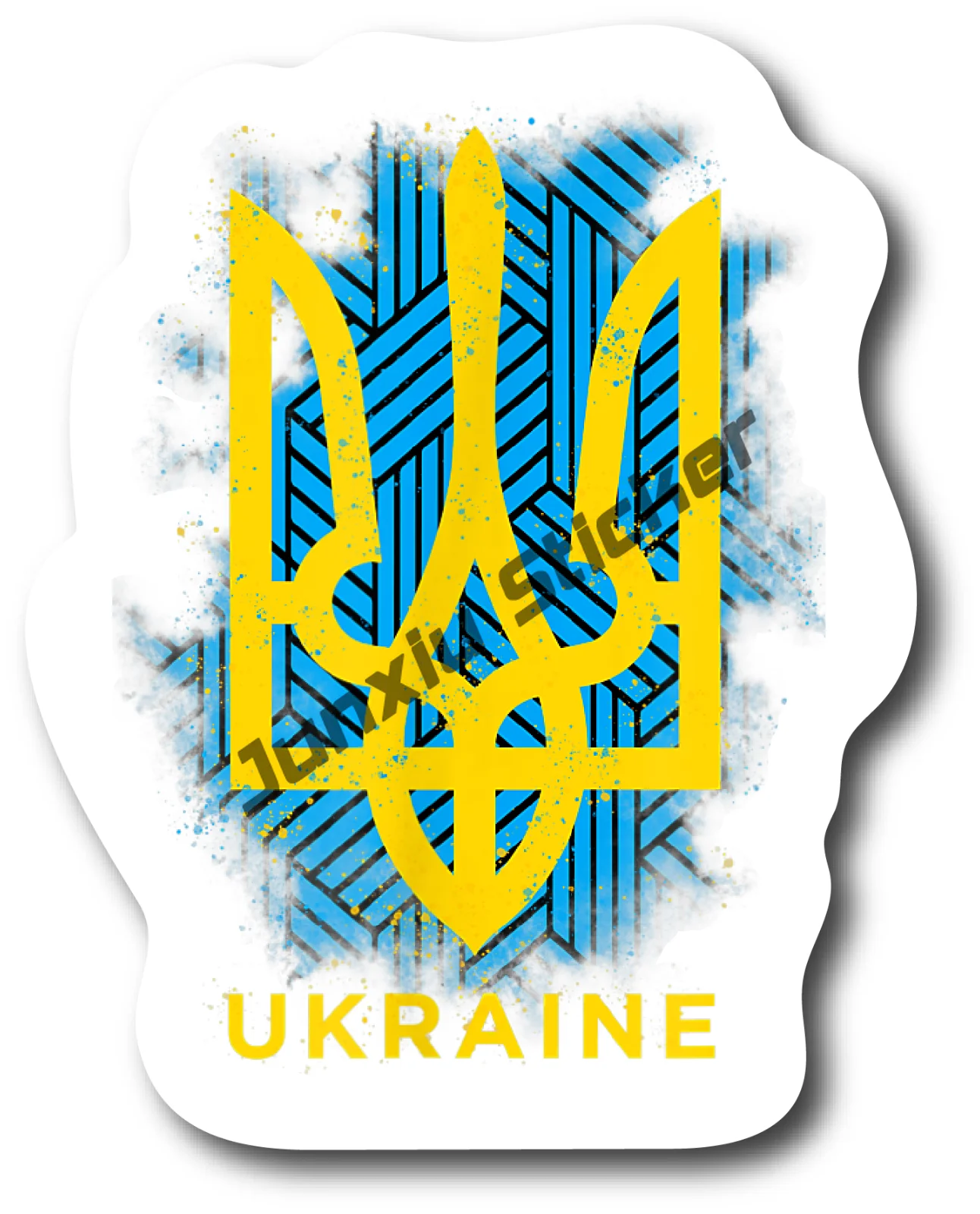 funny truck stickers Creative Stickers Ukraine Flag Decal  Sticker for car Ukrainian Flag UR Removable Decal Ukraine Flag Trident Map Car Assessoires custom car stickers Car Stickers