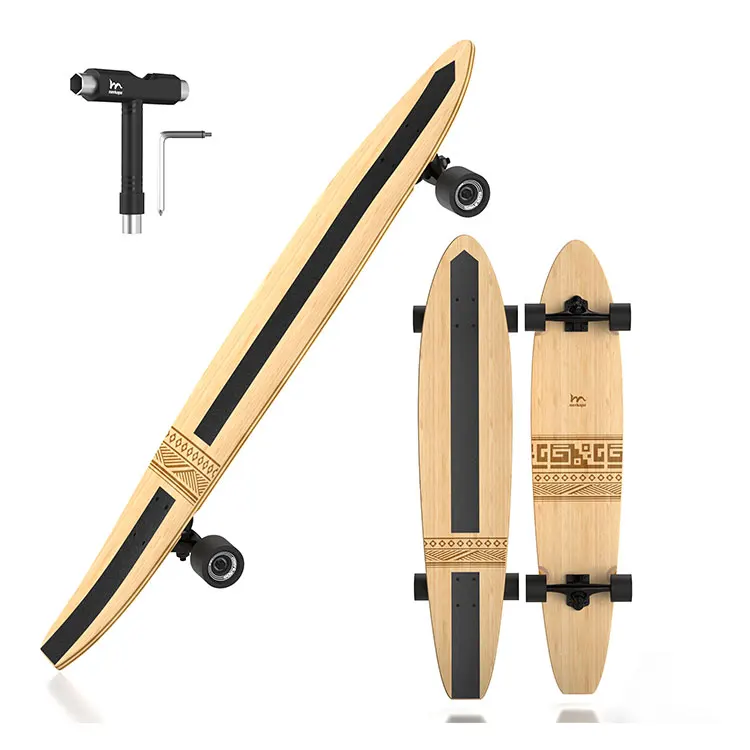 

Oem Logo Blank Bamboo Custom Skateboard Decks Skate Longboard Deck Skateboard