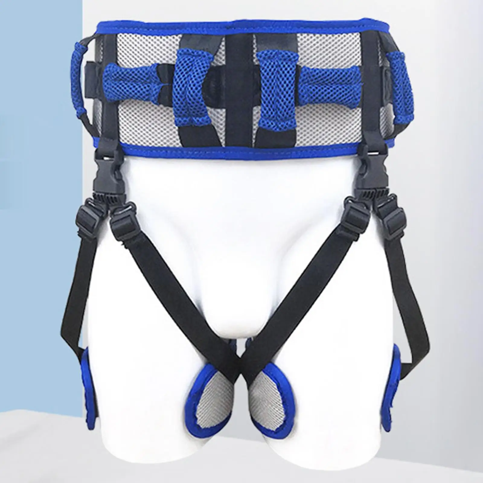 Transfer Gait Belt with 10 EVA Padded Handles for Patient Care Injured