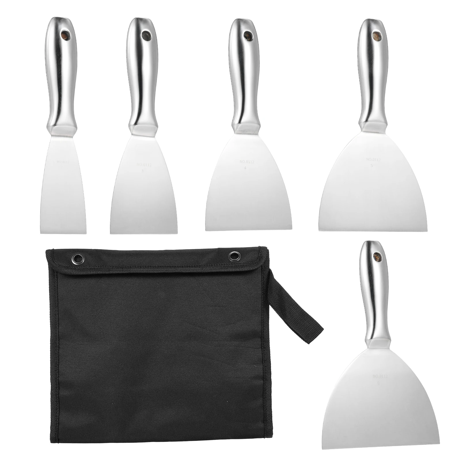 PENGGONG Putty Knife Set 1.5/2/3/4/5/6/8 inch Scraper Spackle Knife Paint Scrape