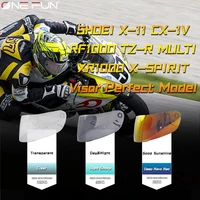 Helmet Visor For Shoei X11 CX-1V X9 RF1000 TZ-R MULTI XR1000 X-SPIRIT11 Multitec TZ-R Helmet Visor Lens Shield Full Face Anti 2