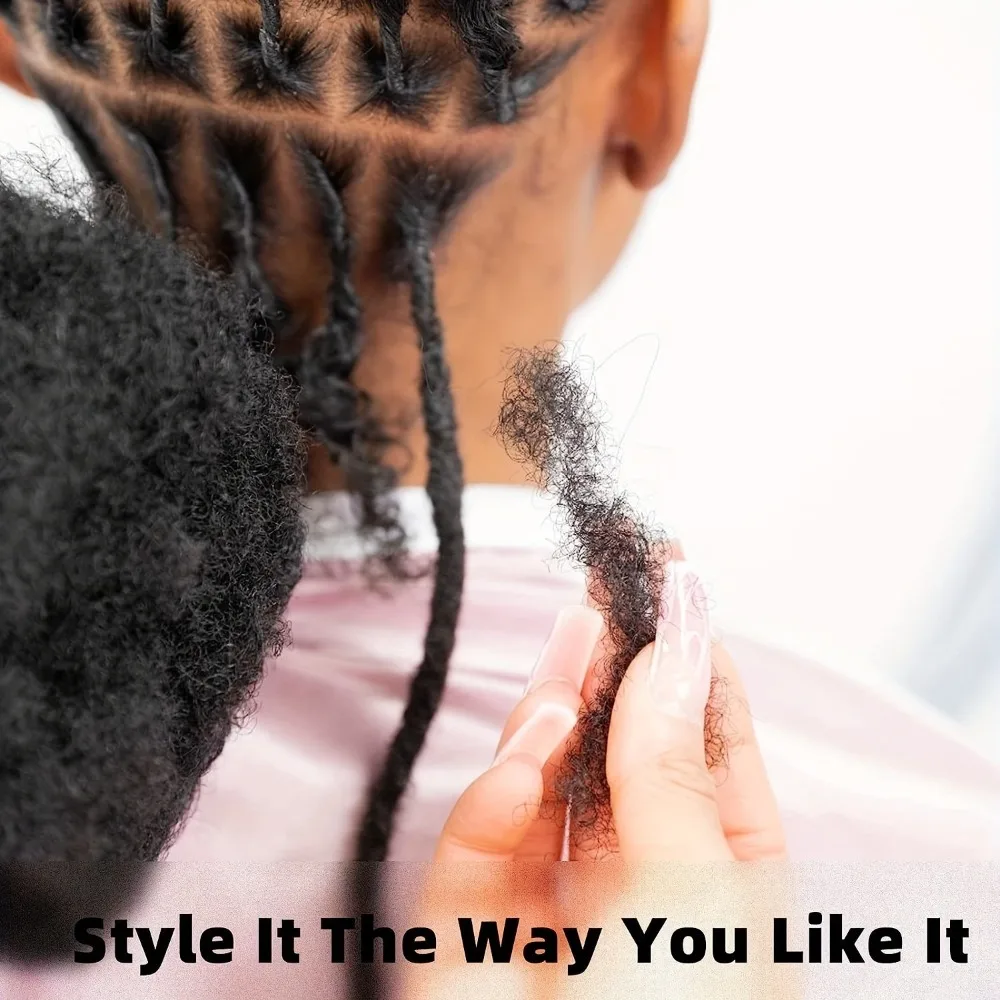 Brazilian Hair Afro Kinky Curly Wave 100% Human Hair Bulk For Braiding Twists Hair For Micro Twist Afro Kinky Hair Extension 5