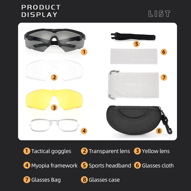 Safety Glasses - Tactical