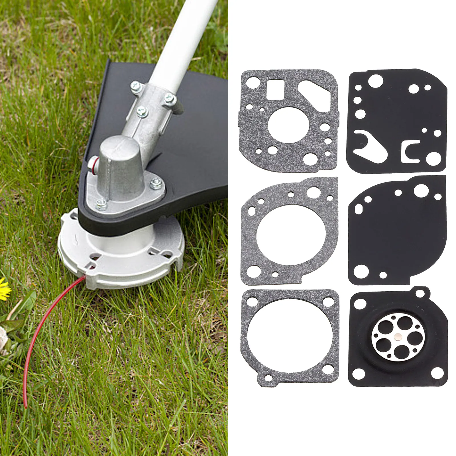

Bracelet Carburettor Diaphragm & Gasket Kit for RYOBI PLT3043YE PBC3046YB Enhanced Performance Extended Lifespan