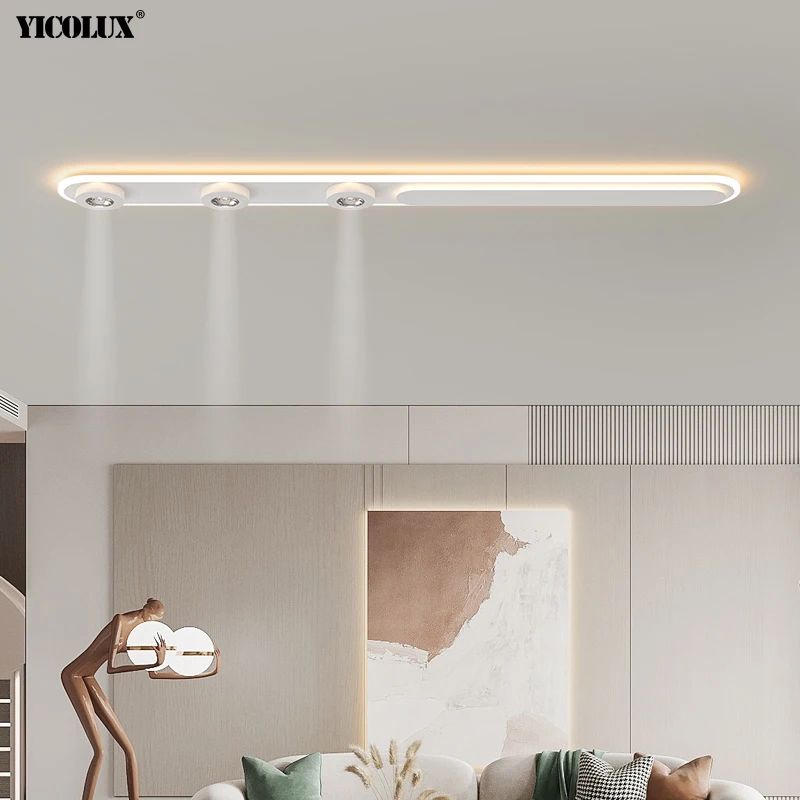 Nordic Chandelier With Spotlight Bedroom Light Children's Room Ceiling Lamp Modern Aisle LED Restaurant Living Room Light