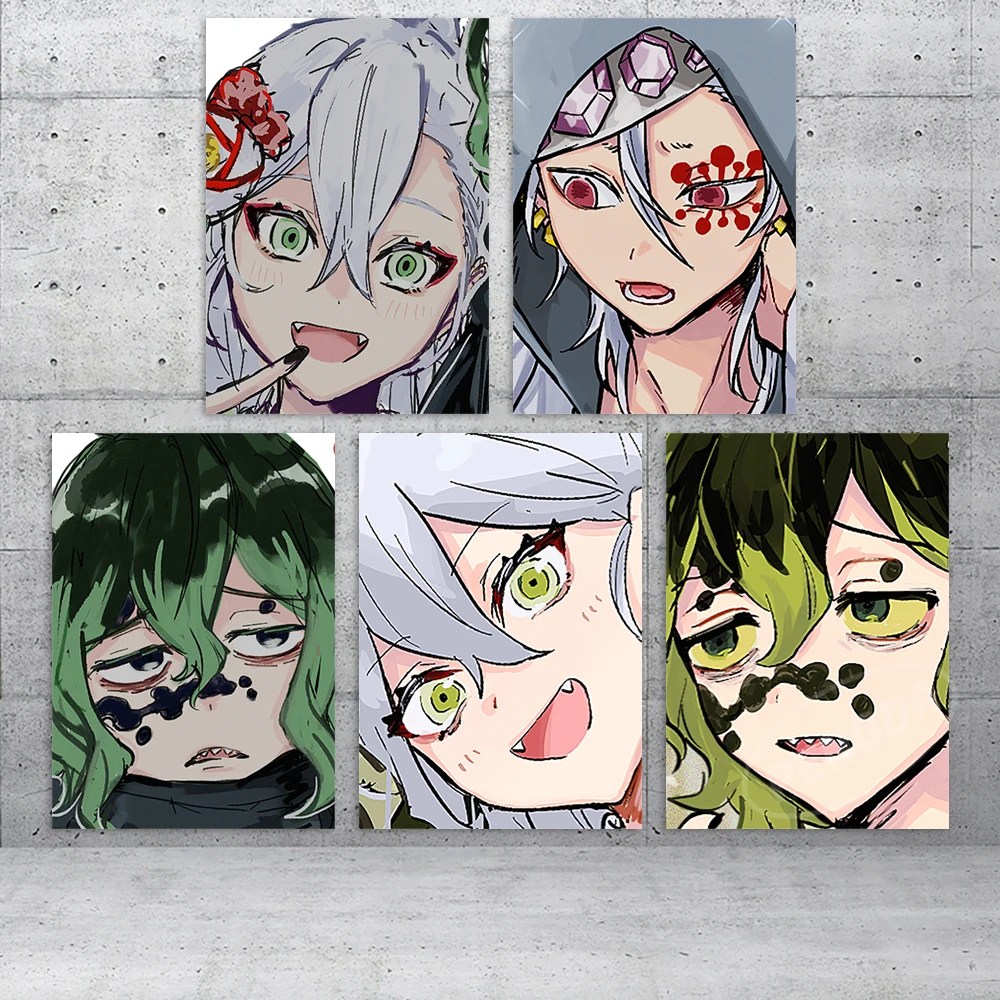 

Wall Art Demon Slayer Home Decor Giyuutarou Canvas Prints Painting Hashibira Inosuke Poster Living Room Modular Anime Pictures