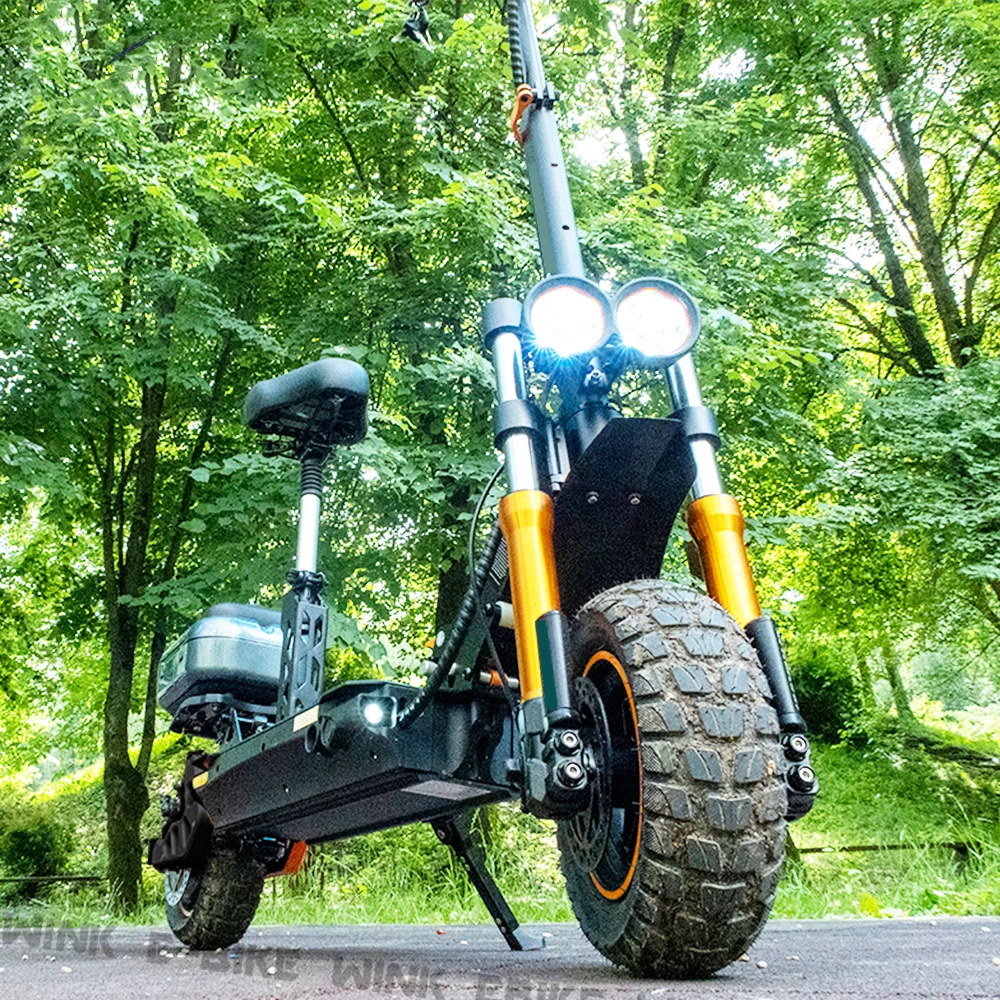 

Electric Scooter Adults 1000W Motor 48V 20Ah Battery 60 Range Foldable Sport E-Scooter 10Inch Off Road Tires Removable Seat