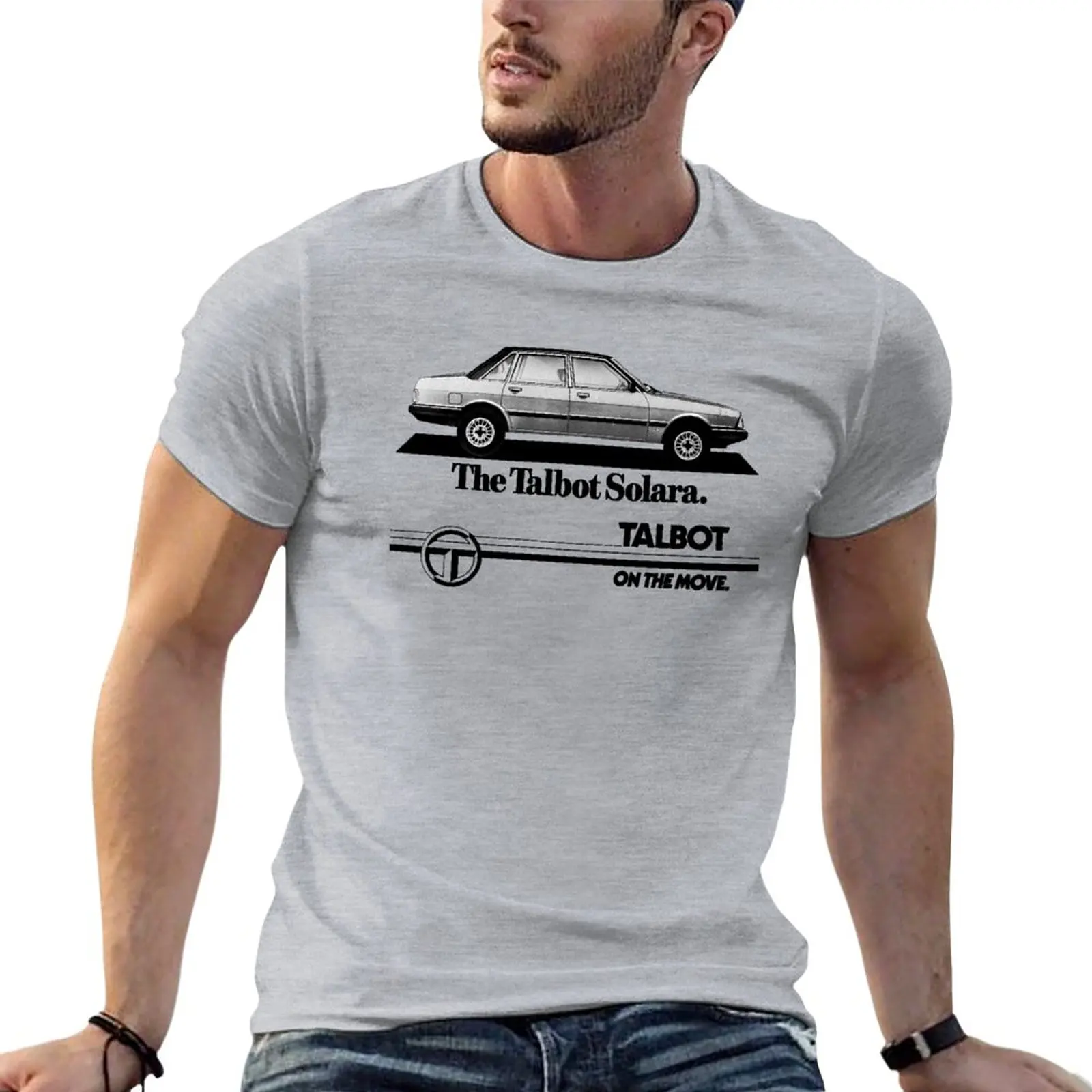 New Talbot Solara Advertt T-Shirt T-Shirt Corta Oversize T Shirt Uomo Abbigliamento