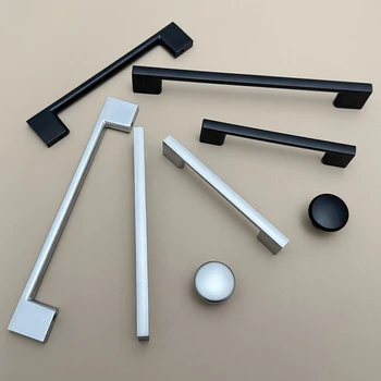 สไตล์อเมริกัน 2 สีตู้จับเฟอร์นิเจอร์ตู้เสื้อผ้าผนังตู้ประตูมือจับลิ้นชักและตู้รองเท้าจับฮาร์ดแวร์ 1