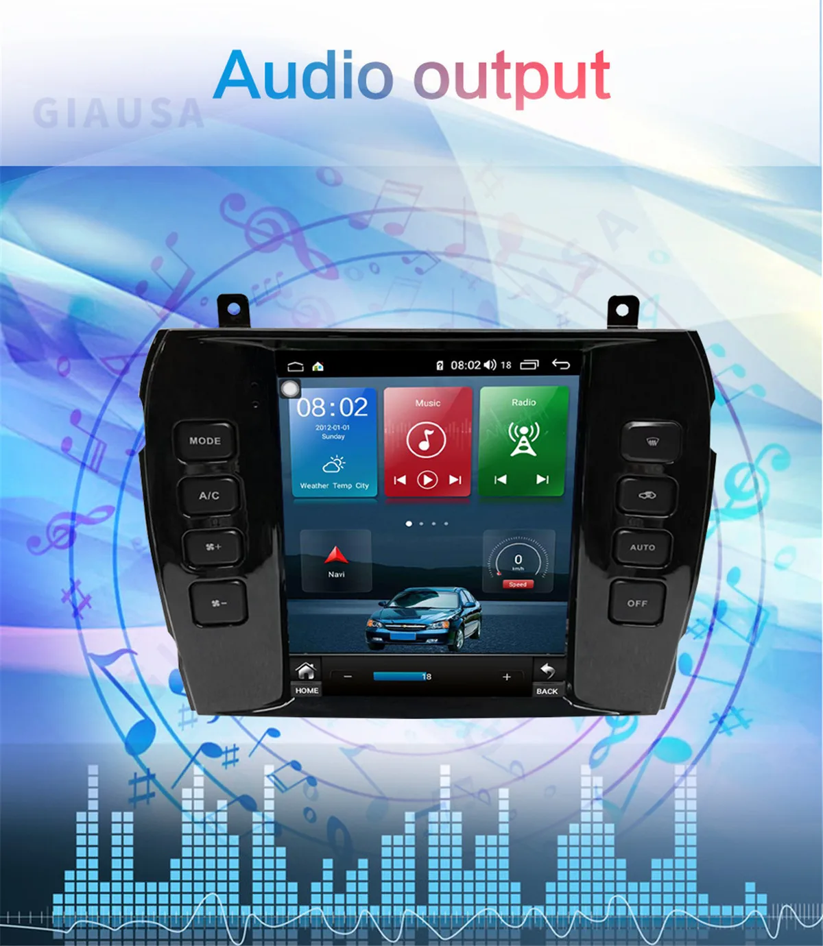 

6G+128G Android 12 For Jaguar XJ XJL 2004-2008 Car Radio Phone Stereo Bluetooth Multimedia Player GPS Navigation Carplay 2DIN 5G