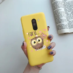 Chic Heart Butterfly Silicone Soft TPU Phone Case - Elegant Bumper Back Cover for Pocophone F1 (YellowC06)