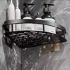 Bathroom Storage Rack No Drill Shelves Wall Mount Corner Shelf Shower Holder For WC Shampoo Organizer Bathroom Accessories 3