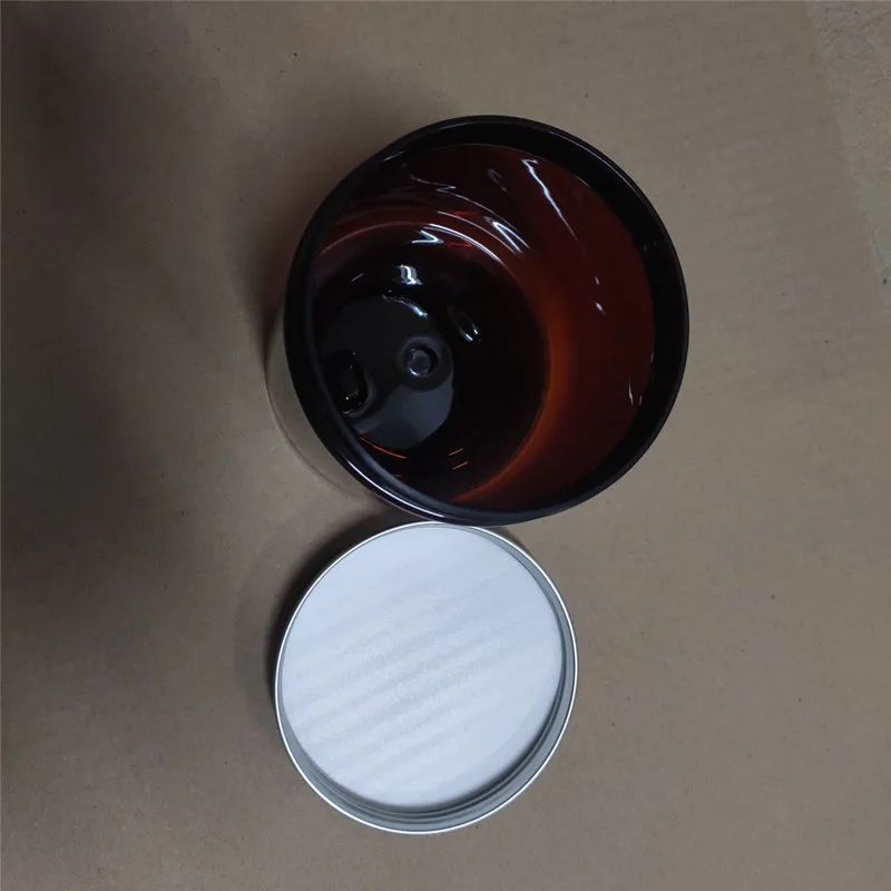 500g 500ml Plastic Cosmetic Cream Jar Brown/White Beauty Body Lotion Containers Face Mask Storage Box Ointment Case