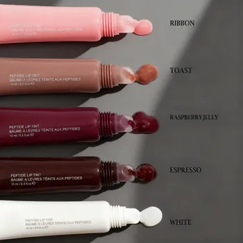 Multi Color Rhode Makeup Lip Gloss Ribbon Raspberry Jelly Essence Long Lasting Moisturizing Nourishing Lipstick Soft Tube Suit 1