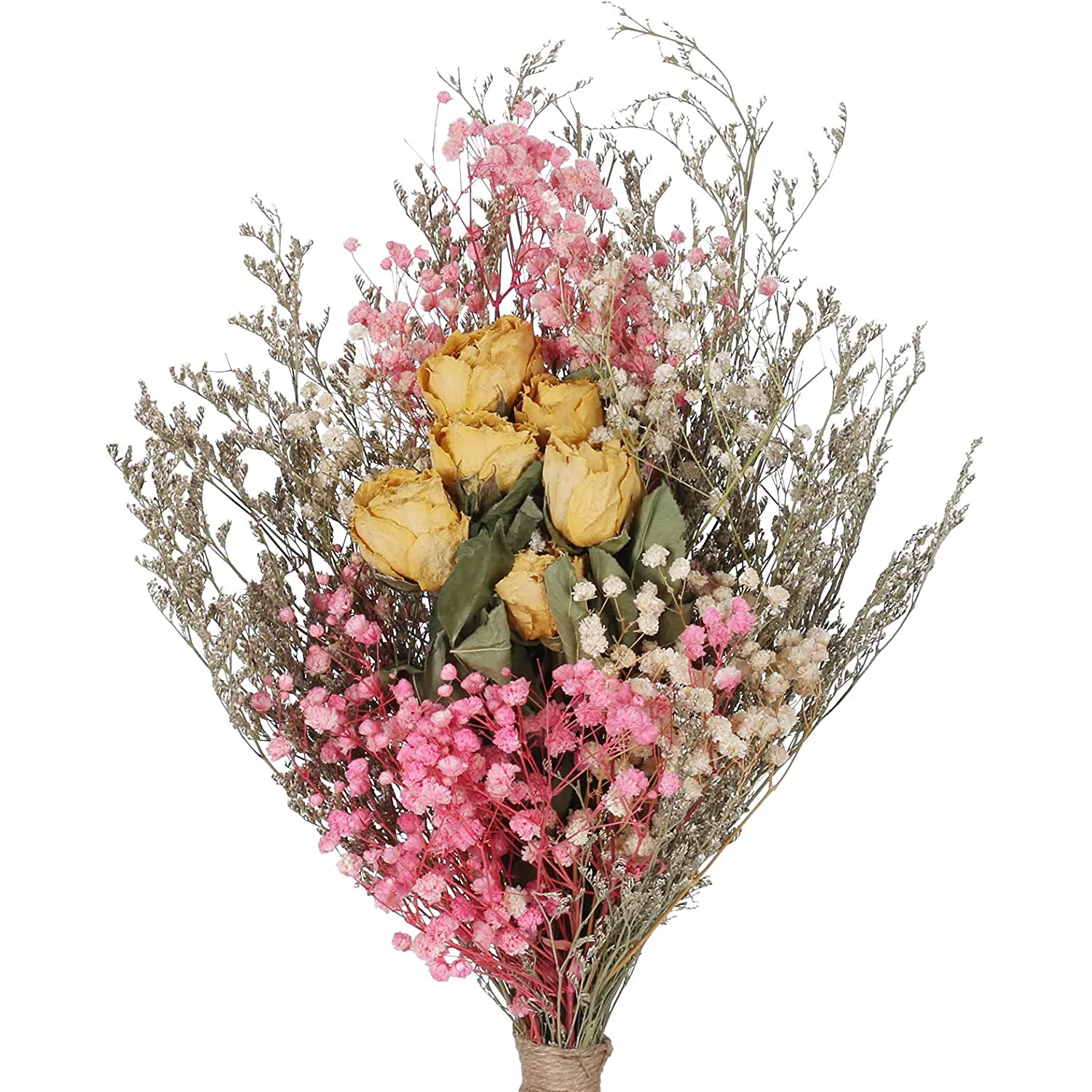 Natural Dried Flowers Bouquet, Wedding Table Decoration