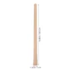 2 Pcs Solid Wood Handle Garden Hoe Grip Replacement Hardwood Handles Tool Sled Staff 5