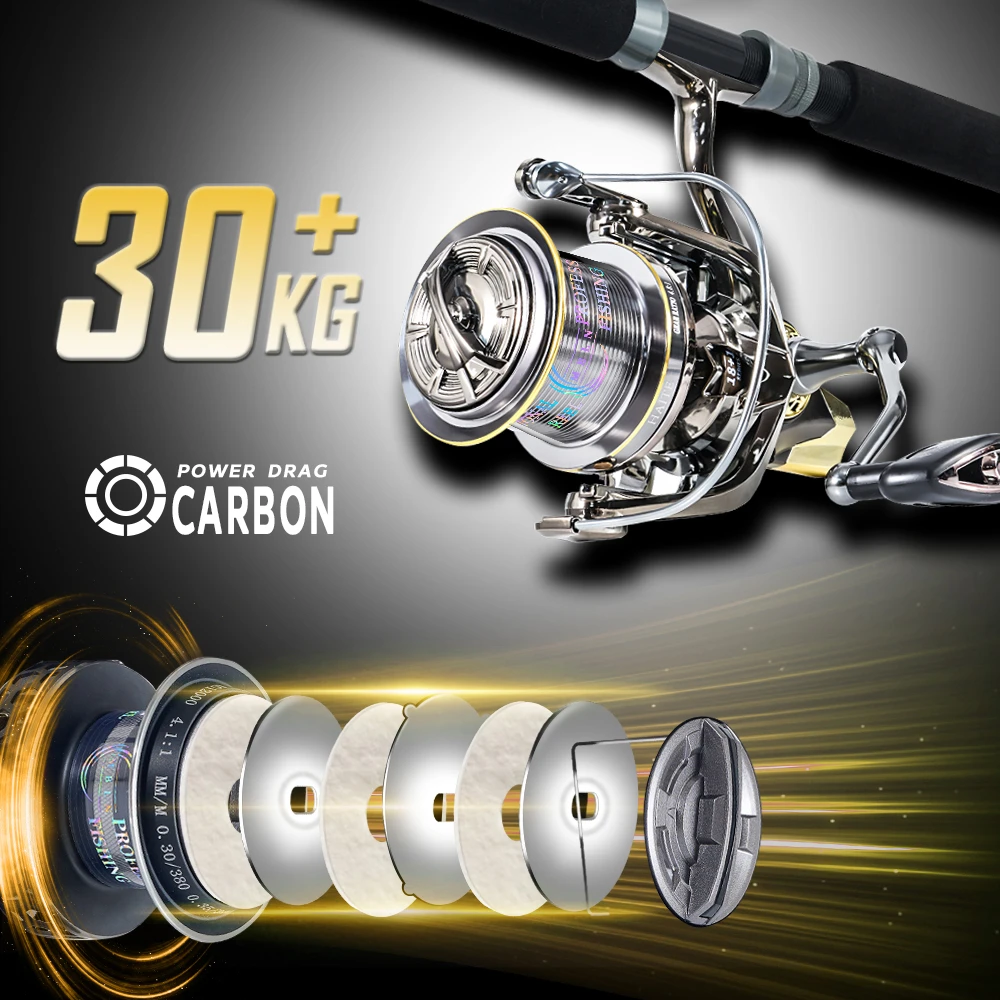 MBLN Brand 90% Full Metal Dual Shaft Support Structure Spinning Fishing Reel 30KG Max Drag 10 + 1Bearing Sea Surf Saltwater VX Fishing Reels Tools Fishing Tools Fishing Tool Fishing Tackle