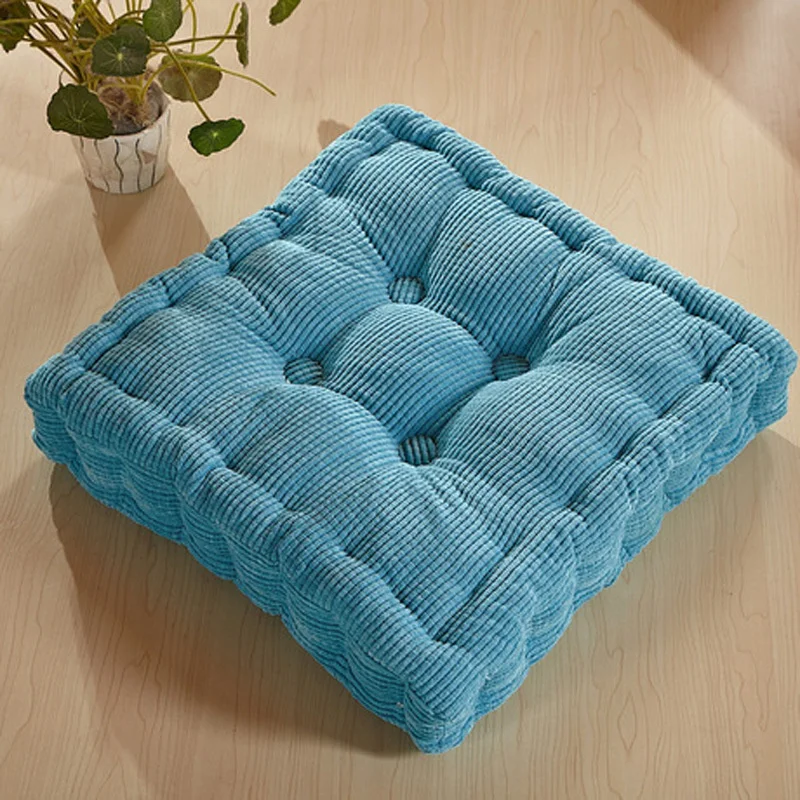 Square Pouf Tatami Cushion Pillow Floor Cushions Soft Seat Pillow Pad Throw Pillow Cushion Home Sofa Tatami Cushion 