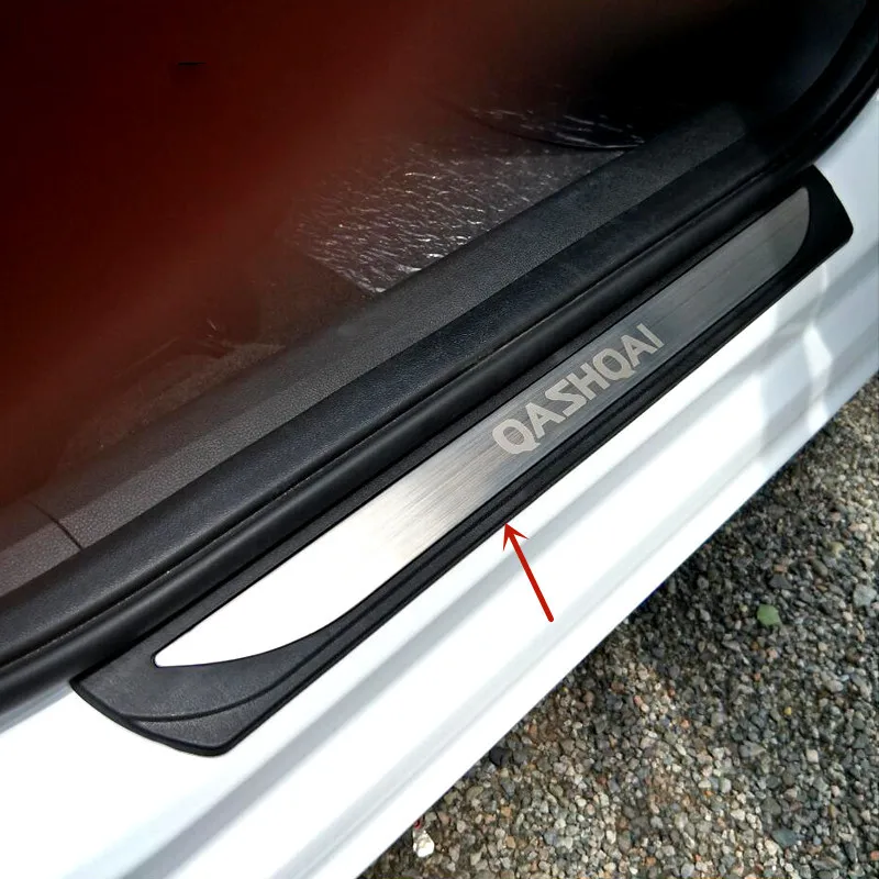 For Nissan Qashqai J12 2022 2023 Stainless Steel Door Sill Kick
