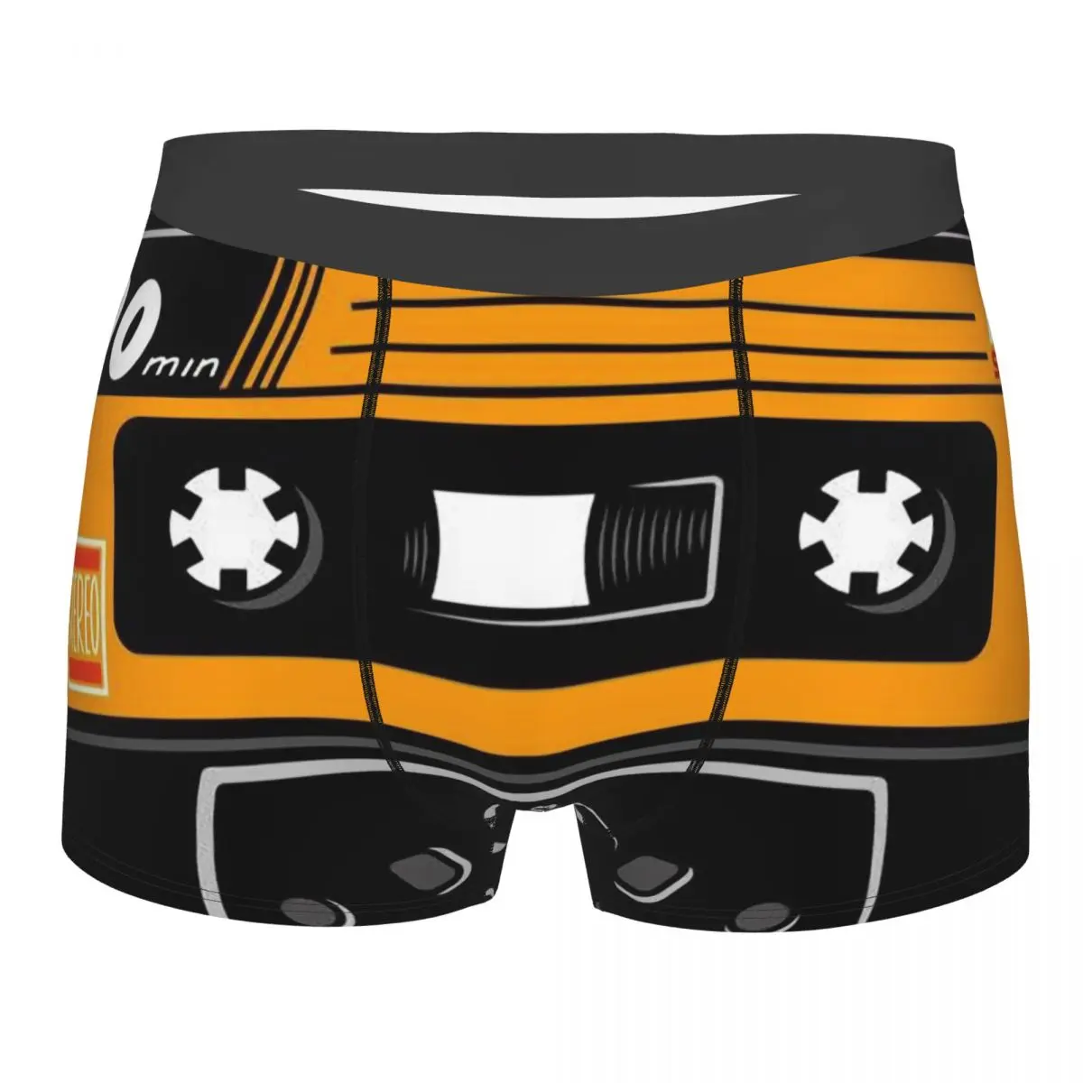 

Cassette Music Tapes Underpants Homme Panties Man Underwear Ventilate Shorts Boxer Briefs
