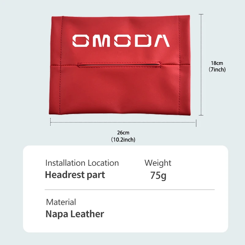 체리 오모다 차량용 티슈 박스, 차량 햇빛 가리개 티슈 박스 홀더, 차량 액세서리 5 C5 E5 C9 9 EV PHEV 2024 2025