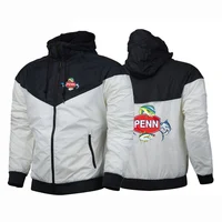 Penn-Veste fine moulinet de pêche pour homme, printemps et automne, impression, chimentrespirant, couture en cinq documents, coupe-vent, nouveau, 2024 4