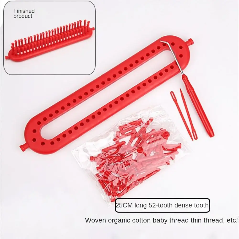 Plastic Weaving Loom Knitting Kit Durable Portable Handmade Craft Rectangle Wool Knitter DIY Machine Sewing Tools knitting loom knitting machine sewing tools weaving tools knitting craft supplies knitting supplies