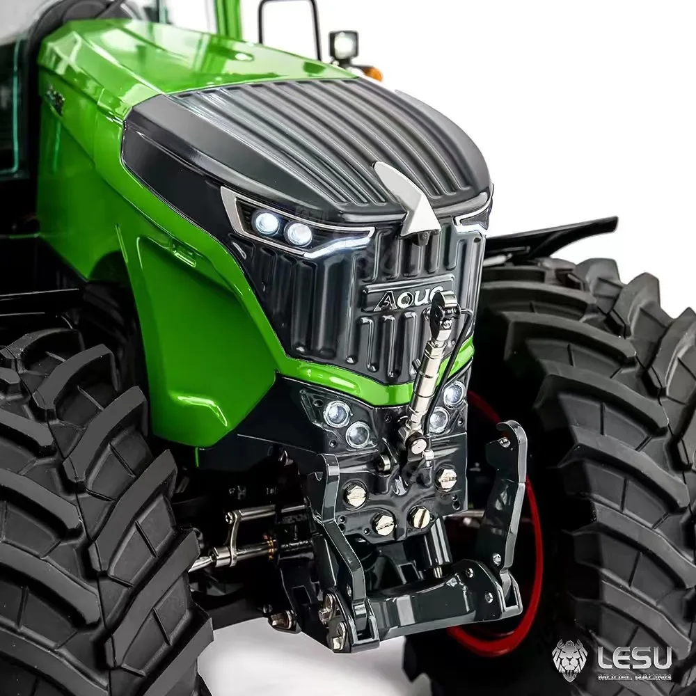 Professional LESU 1050 1/14 Scale RC Hydraulic Tractor Truck Metal Chassis Radio Control Machine Vehicle Car Toys Model TH24537 5