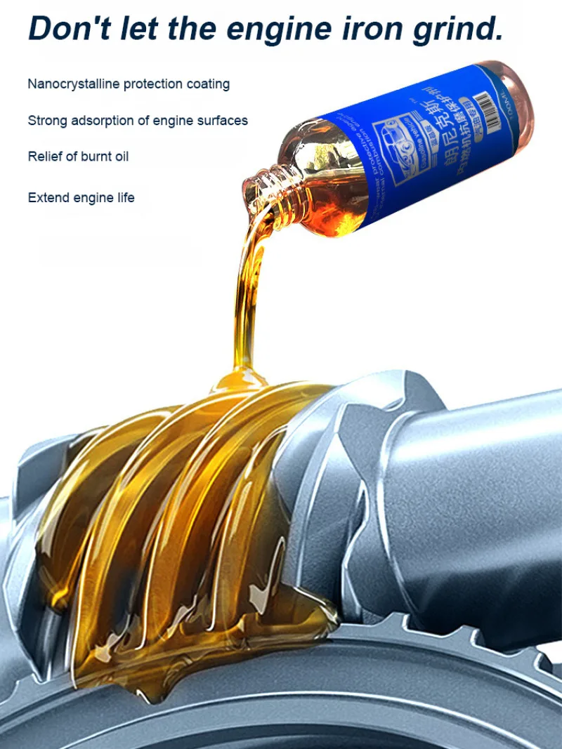 Car Oil Engine Noise Shake Restorer Heavy Vibration Winds AntiWear Protection Oil Additive