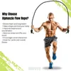 Flow Exercise Rope For Fitness Flow Double Braid Workout Rope Adjustable Length Jump Ropes For Men And Women Home Gym Workout 4